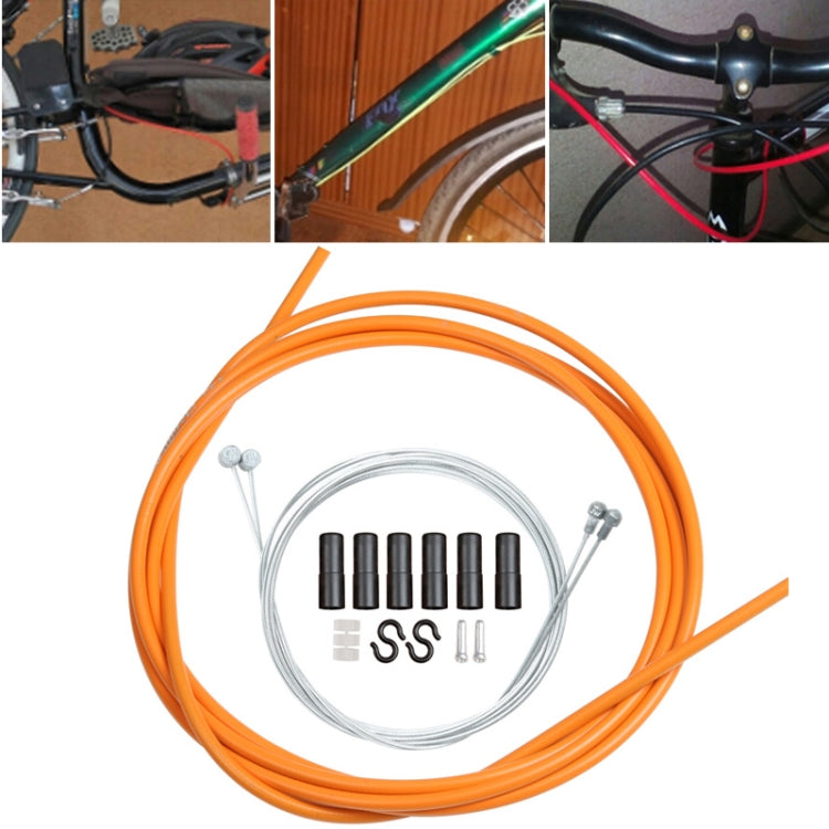 Set universale di tubi per cavi freno per bicicletta, Black, Orange, Green, Grey, Blue, Red, White, Yellow
