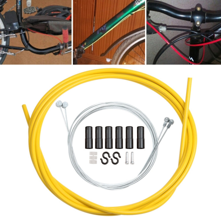 Set universale di tubi per cavi freno per bicicletta, Black, Orange, Green, Grey, Blue, Red, White, Yellow