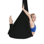 Set di amache per yoga aerea con corda elastica per allungamento delle mani per la casa