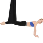 Set di amache per yoga aerea con corda elastica per allungamento delle mani per la casa