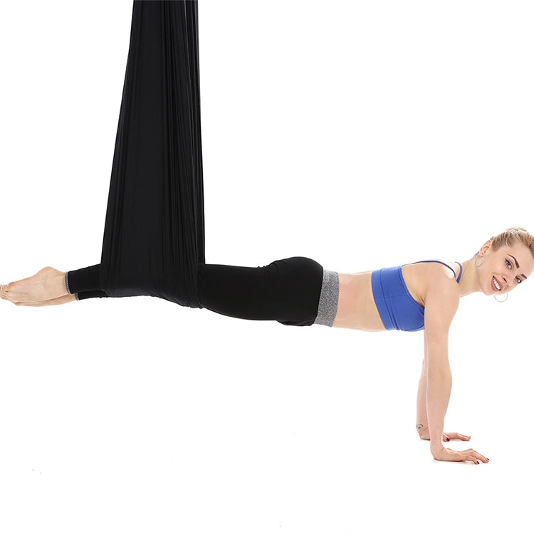 Set di amache per yoga aerea con corda elastica per allungamento delle mani per la casa