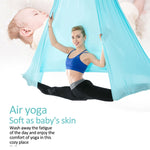 Set di amache per yoga aerea con corda elastica per allungamento delle mani per la casa
