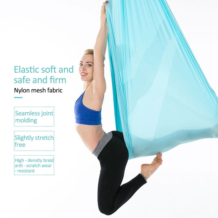 Set di amache per yoga aerea con corda elastica per allungamento delle mani per la casa