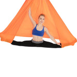 Set di amache per yoga aerea con corda elastica per allungamento delle mani per la casa