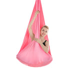 Set di amache per yoga aerea con corda elastica per allungamento delle mani per la casa
