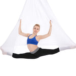 Set di amache per yoga aerea con corda elastica per allungamento delle mani per la casa