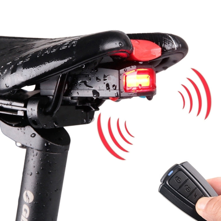 Fanale posteriore bici LED con allarme e telecomando IP65