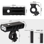 Luce a LED per manubrio anteriore con ricarica USB BX2 (3 ore, perline lampada L2), 3 Hours, L2 Lamp Beads