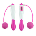 Corda per saltare con conteggio professionale digitale della corda per saltare, Jump Rope with Ball (Yellow), Jump Rope with Ball (Magenta), Jump Rope with Ball (Pink), Jump Rope with Ball (Blue), Jump Rope with Ball (Green)