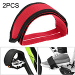 Set di piedini per pedali per bicicletta da 2 pezzi con piedino per trave con cinghie antiscivolo