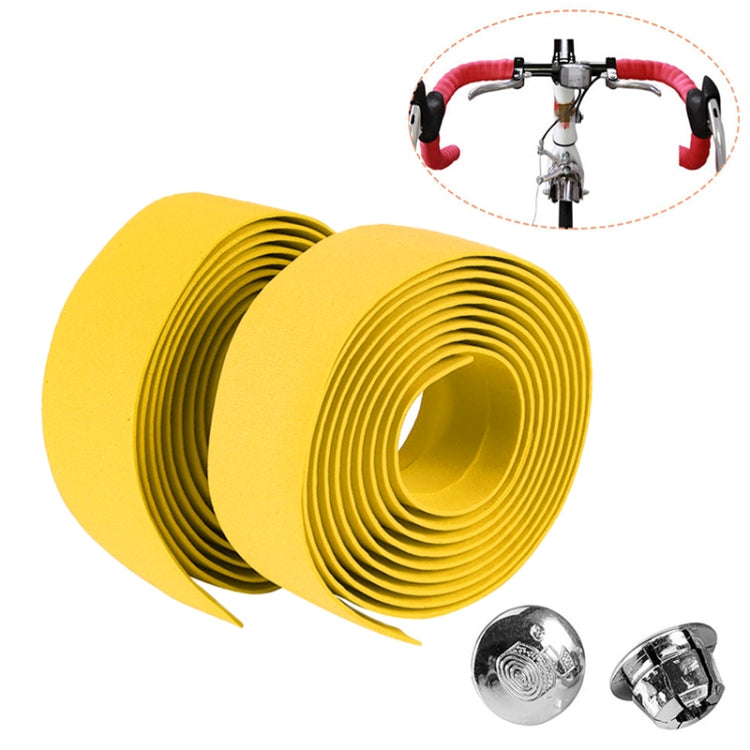 1 paio di nastri per manubrio in sughero per bicicletta sportiva per bici da strada + 2 tappi per barra, 2m Black, 2m Pink, 2m Green, 2m Grey, 2m Blue, 2m Red, 2m Baby Blue, 2m White, 2m Yellow