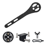 TOSEEK Supporto da tabella codici per bicicletta da strada interamente in fibra di carbonio per la serie Garmin (lucido), For Bryton Series(Gloss), For CATEYE Series(Gloss), For Garmin Series(Gloss)