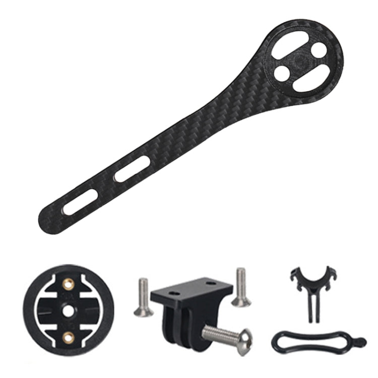 TOSEEK Supporto da tabella codici per bicicletta da strada interamente in fibra di carbonio per la serie Garmin (lucido), For Bryton Series(Gloss), For CATEYE Series(Gloss), For Garmin Series(Gloss)