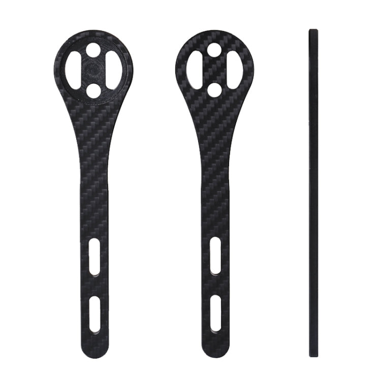 TOSEEK Supporto da tabella codici per bicicletta da strada interamente in fibra di carbonio per la serie Garmin (lucido), For Bryton Series(Gloss), For CATEYE Series(Gloss), For Garmin Series(Gloss)