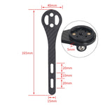 TOSEEK Supporto da tabella codici per bicicletta da strada interamente in fibra di carbonio per la serie Garmin (opaco), For Bryton Series(Matte), For CATEYE Series(Matte), For Garmin Series(Matte)