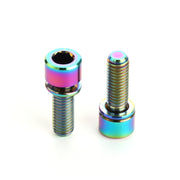 2 PZ Accessori per biciclette Vite per portaborraccia in titanio M5 15mm, 15mm