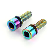 2 PZ Accessori per biciclette Vite per portaborraccia in titanio M5 15mm, 15mm