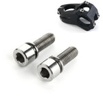 2 PZ Accessori per biciclette Vite per portaborraccia in titanio M5 15mm, 15mm