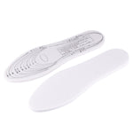1 paio di solette in memory foam comode e personalizzabili unisex, dimensioni: 28,7 x 9,4 x 0,9 cm, dimensioni USA: 1,5-11