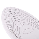 1 paio di solette in memory foam comode e personalizzabili unisex, dimensioni: 28,7 x 9,4 x 0,9 cm, dimensioni USA: 1,5-11