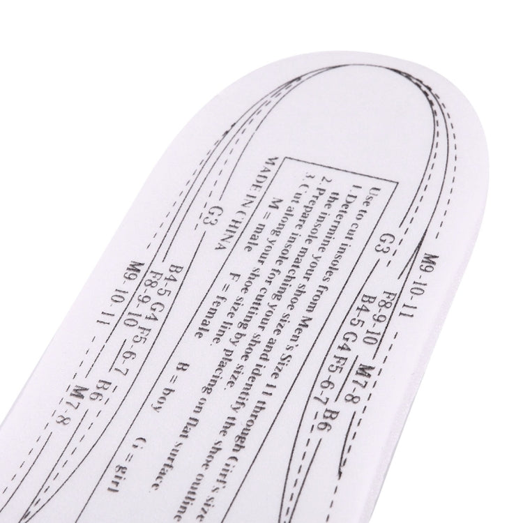 1 paio di solette in memory foam comode e personalizzabili unisex, dimensioni: 28,7 x 9,4 x 0,9 cm, dimensioni USA: 1,5-11