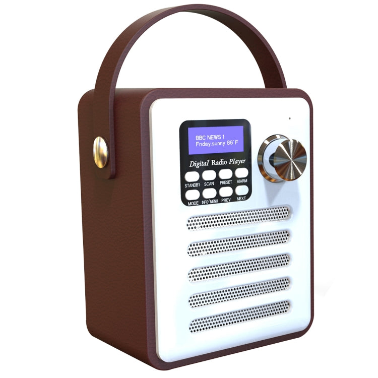 DAB-H6 Radio digitale DAB portatile multifunzionale, supporto Bluetooth, scheda TF, disco U, MP3, DAB-H6