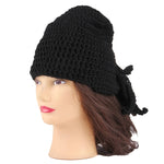 Amurleopard Berretto unisex in maglia da barbaro, berretto con tentacoli di polpo, maschera invernale calda, cappello all'uncinetto