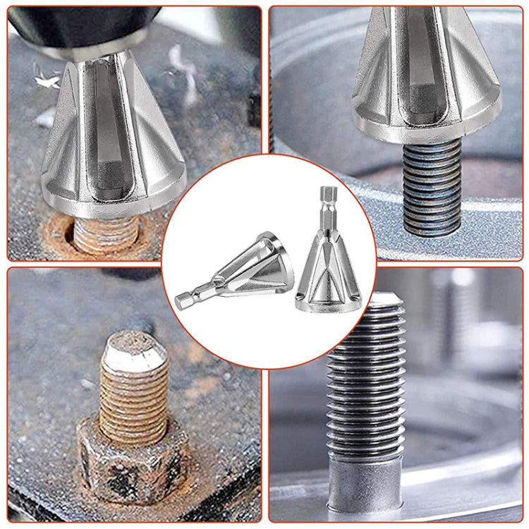 Smusso Utensile per smusso esterno per sbavatura in acciaio inossidabile Impugnatura esagonale Smusso a tre fessure, Three-slot Chamfer (Black), Three-slot Chamfer (Gold), Three-slot Chamfer (Silver)
