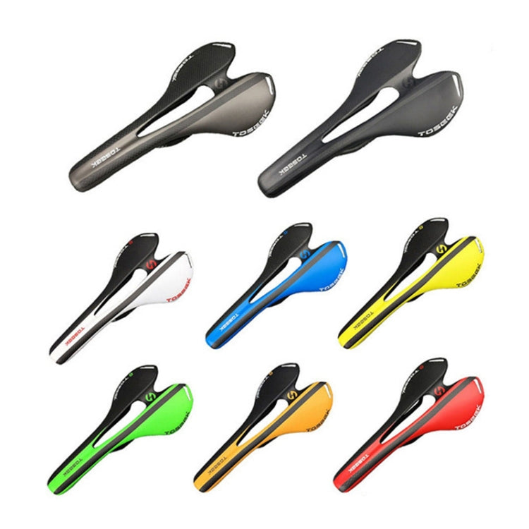Sella per bicicletta con sedile cavo in fibra di carbonio TOSEEK per bici da strada, struttura 3K + estinzione, Extinction(Black), Extinction(Orange), Extinction(Green), Extinction(Grey), Extinction(Blue), Extinction(Red), Extinction(White)            ...