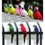 Decorazione orticola Simulazione pappagallo Simulazione Ara da 35 cm, 35cm (Green), 35cm (Blue), 35cm (Red), 35cm (Rose Red), 35cm (White), 35cm (Yellow)