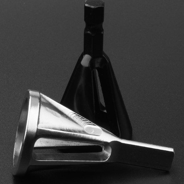 Smusso Utensile per smusso esterno per sbavatura in acciaio inossidabile Maniglia triangolare Smusso a sei slot, Six-slot Chamfer (Black), Six-slot Chamfer (Silver)