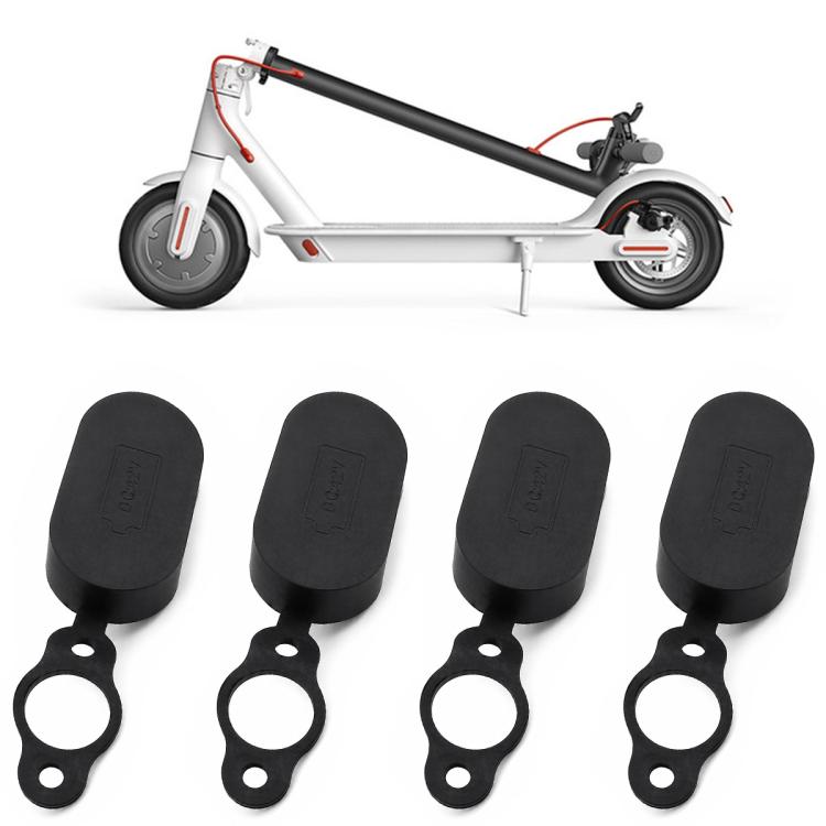 4 pezzi porta di ricarica in silicone copertura impermeabile spina antipolvere accessori per scooter elettrici per Xiaomi Mijia M365