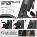 4 pezzi porta di ricarica in silicone copertura impermeabile spina antipolvere accessori per scooter elettrici per Xiaomi Mijia M365