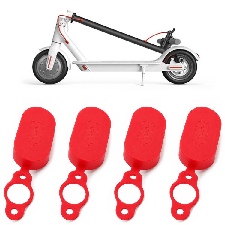 4 pezzi porta di ricarica in silicone copertura impermeabile spina antipolvere accessori per scooter elettrici per Xiaomi Mijia M365