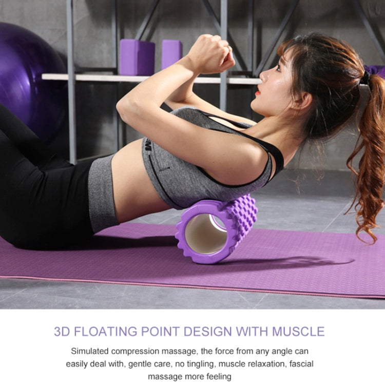 Yoga Pilates Fitness Massaggio rilassante muscolare con rullo EVA, dimensioni: 45 cm x 13 cm, 45cm x 13cm