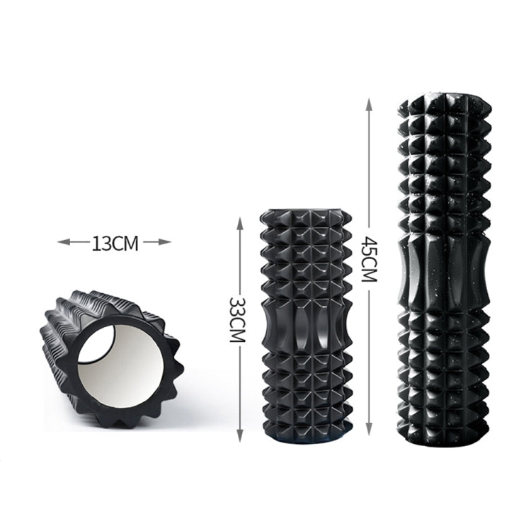 Massaggio rilassante muscolare con rullo EVA Yoga Pilates Fitness, dimensioni: 33 cm x 13 cm, 33cm x 13cm