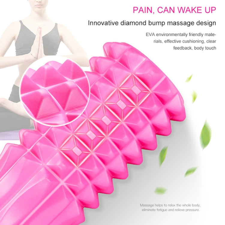 Massaggio rilassante muscolare con rullo EVA Yoga Pilates Fitness, dimensioni: 33 cm x 13 cm, 33cm x 13cm