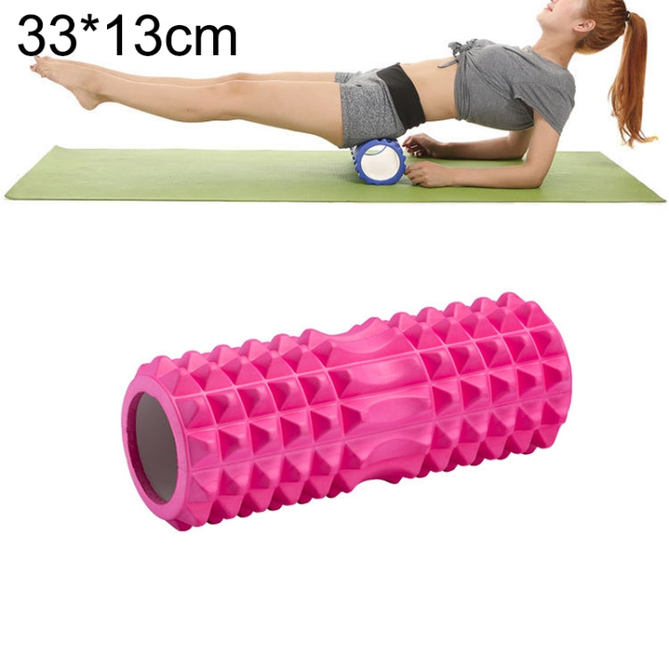 Massaggio rilassante muscolare con rullo EVA Yoga Pilates Fitness, dimensioni: 33 cm x 13 cm, 33cm x 13cm