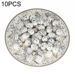 Decorazione natalizia per uova di uccello simulato da 10 pezzi, 10 PCS