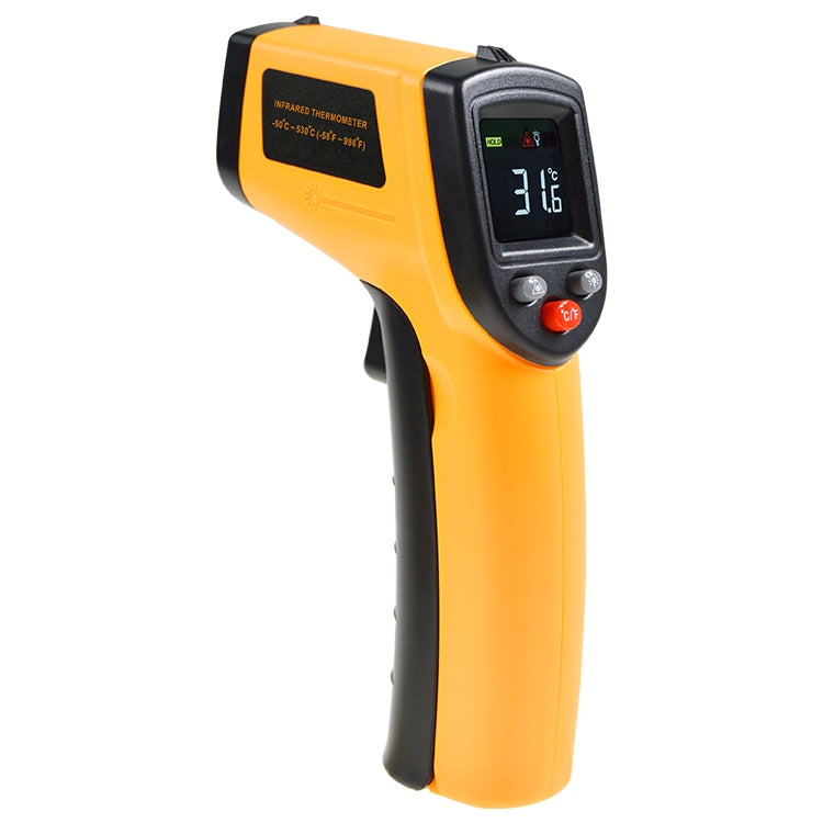 GM533 Digital Handheld Infrared Thermometer with Laser Point, Temperature Range: -50-530 Degrees Celsius, GM533