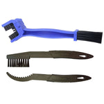 2 Set spazzola per pulizia catena bicicletta Strumenti per pulizia volano Spazzola guarnitura Spazzola set ruota catena per pulizia, 2 Set (Blue), 2 Set (Red)