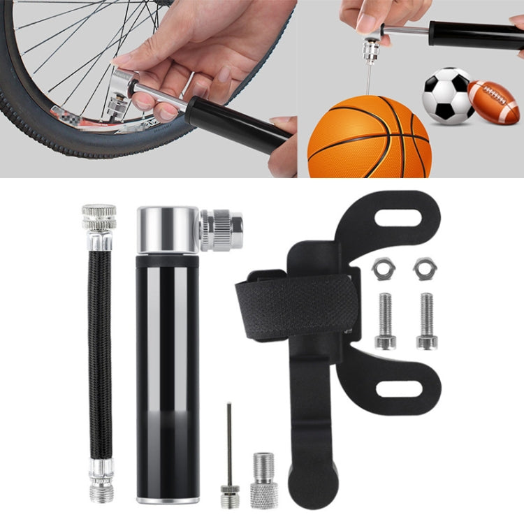 Mini pompa manuale portatile in lega di alluminio per bici