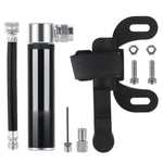 Mini pompa manuale portatile in lega di alluminio per bicicletta, Inflator Black, Inflator Red, Inflator Silver