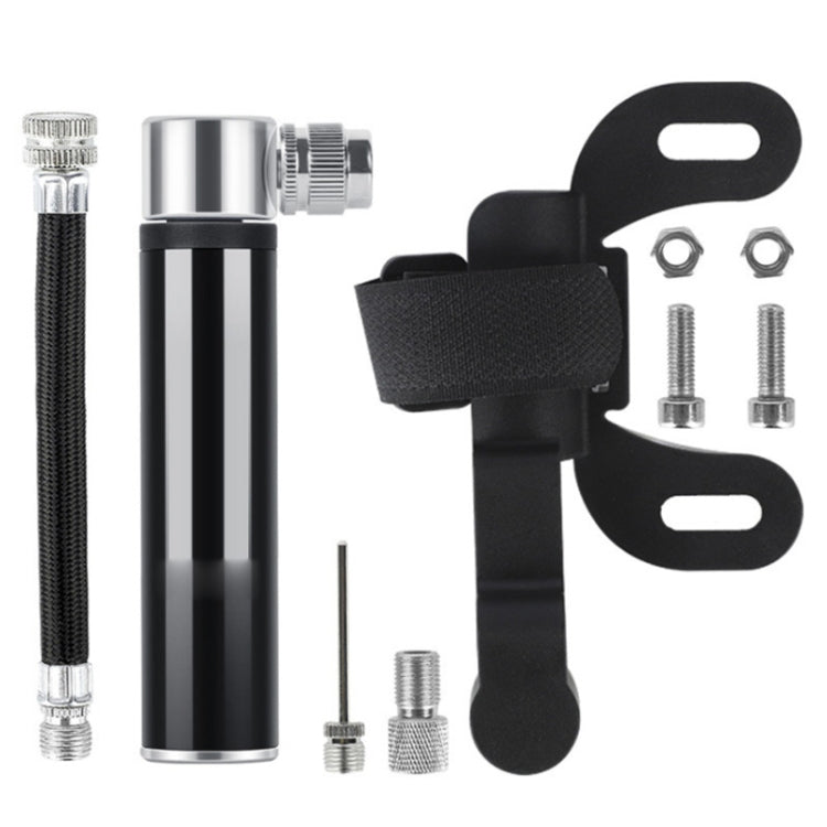 Mini pompa manuale portatile in lega di alluminio per bicicletta, Inflator Black, Inflator Red, Inflator Silver