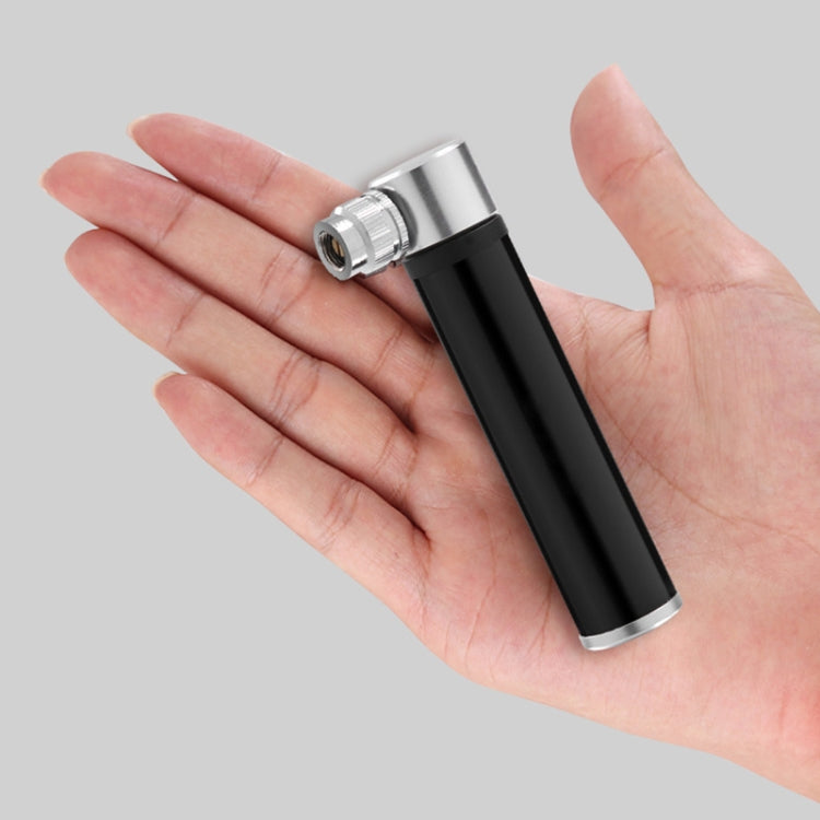 Mini pompa manuale portatile in lega di alluminio per bicicletta, Inflator Black, Inflator Red, Inflator Silver