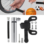 Mini pompa manuale portatile in lega di alluminio per bicicletta, Inflator Black, Inflator Red, Inflator Silver