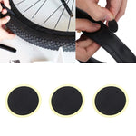 Mini pompa portatile manuale in lega di alluminio per bicicletta + toppa per pneumatici senza colla + leva per pneumatici a forma di pesce, Inflator + Glue-free Tire Patch + Fish-shaped Tire Lever Black                                                  ...