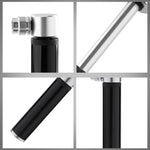 Mini pompa portatile manuale in lega di alluminio per bicicletta + toppa per pneumatici senza colla + leva per pneumatici a forma di pesce, Inflator + Glue-free Tire Patch + Fish-shaped Tire Lever Black                                                  ...