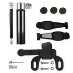 Mini pompa portatile manuale in lega di alluminio per bicicletta + toppa per pneumatici in plastica senza colla + leva per pneumatici, Inflator + Plastic glue-free tire patch + Tire lever Black, Inflator + Plastic glue-free tire patch + Tire lever Red ...