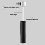 Mini pompa portatile manuale in lega di alluminio per bicicletta + toppa per pneumatici in plastica senza colla + leva per pneumatici, Inflator + Plastic glue-free tire patch + Tire lever Black, Inflator + Plastic glue-free tire patch + Tire lever Red ...
